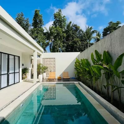 Long-term rent of 3-bedroom villa with pool in Kemenuh district, Bali, Indonesia