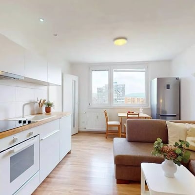 Long-term rent of 2-room apartment 42 m² in Dúbravka district, Bratislava, Slovakia