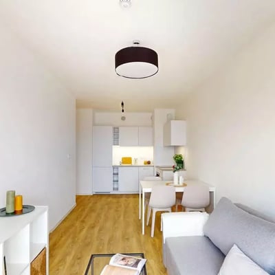 Langzeitmiete: 3-Zimmer-Wohnung 51 m² in Dębniki, Krakau, Polen