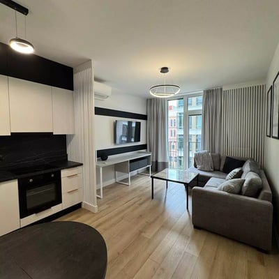 Location longue durée d’un appartement 2 pièces de 45 m², Browary Warszawskie, Varsovie, Pologne