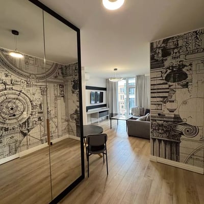 Долгосрочная аренда 2-комнатной квартиры 45 м², Browary Warszawskie, Варшава, Польша