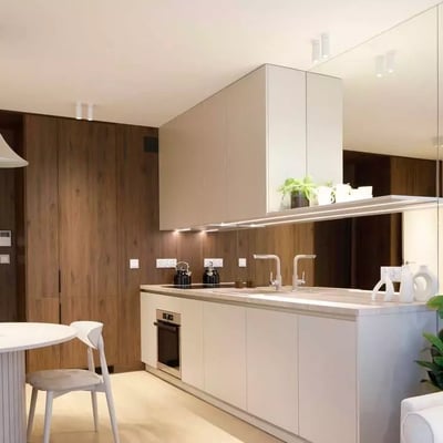 Langzeitmiete: 2-Zimmer-Wohnung 39 m² im Premium-Wohnkomplex Noho Młyny Mogilskie, Krakau, Polen