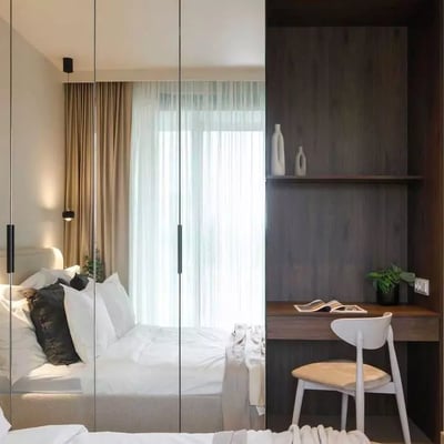 Long-term rent of 2-room apartment 39 m² in premium complex Noho Młyny Mogilskie, Kraków, Poland