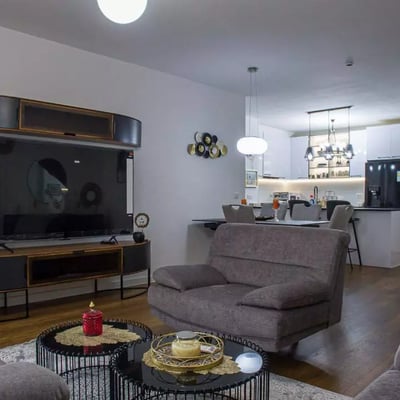 Location longue durée d’un appartement 4 pièces de 118 m² dans le quartier Novi Beograd, Belgrade, Serbie