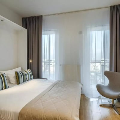 Долгосрочная аренда студии 21 м², с балконом, в Варшаве, Польша