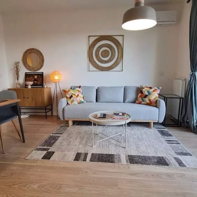 Alquiler a largo plazo de un estudio de 30 m² en el complejo BW Aria, Belgrado, Serbia