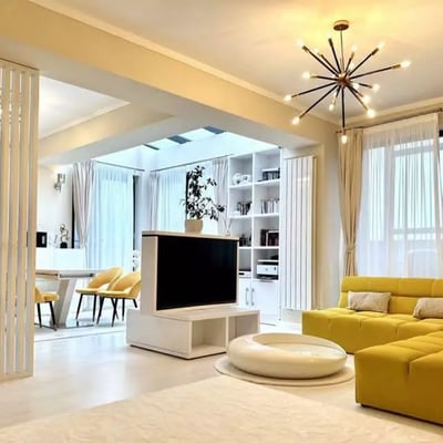 Long-term rental of a 3-room apartment, 120 m², in Mamaia district, Constanța, Romania