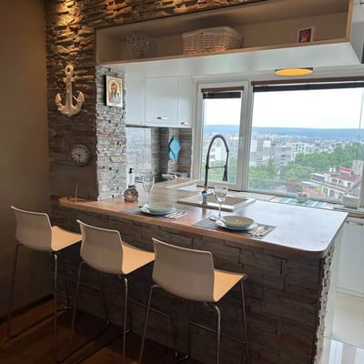 Long-term rental of a 2-room apartment, in Stadion Spartak area, Varna, Bulgaria