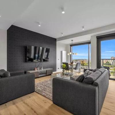 Long-term rental of a 3-room apartment, 82 m², in Wola, Warsaw, Poland