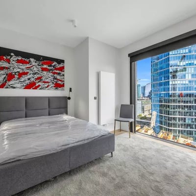 Long-term rental of a 3-room apartment, 82 m², in Wola, Warsaw, Poland