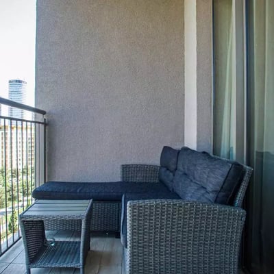 Long-term rental of a studio apartment, 32 m², Belgrade, Serbia