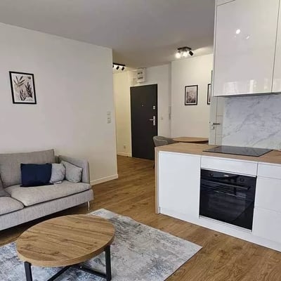 Langzeitmiete einer 2-Zimmer-Wohnung, 44 m², im Stadtteil Kleczków, Breslau, Polen