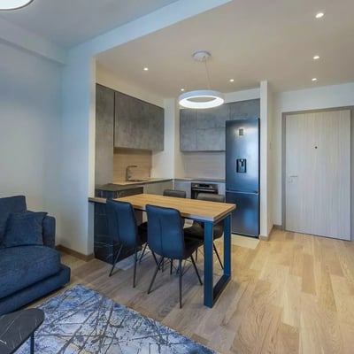 Долгосрочная аренда 2-комнатной квартиры, 55 м², в ЖК BW Aurora, Белград, Сербия