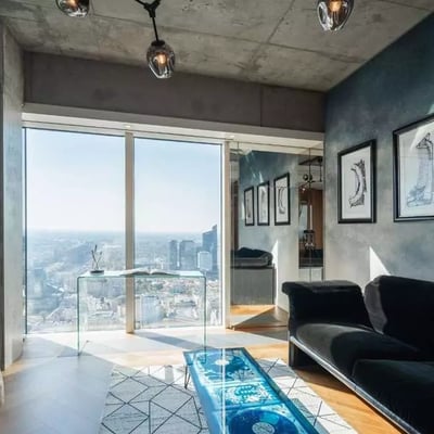 Long-term rental of an apartment, 236 m², in Śródmieście district, Warsaw, Poland