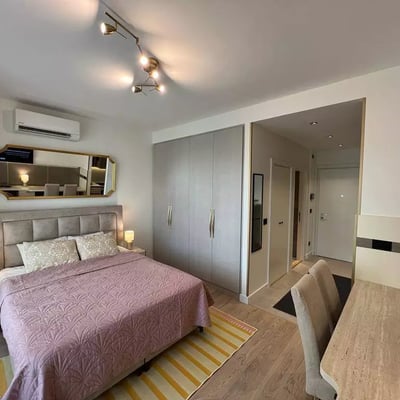 Long-term rental of a studio apartment, 32 m², Belgrade, Serbia