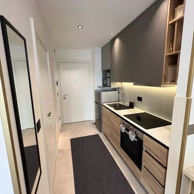 Long-term rental of a studio apartment, 32 m², Belgrade, Serbia