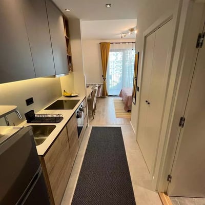 Long-term rental of a studio apartment, 32 m², Belgrade, Serbia