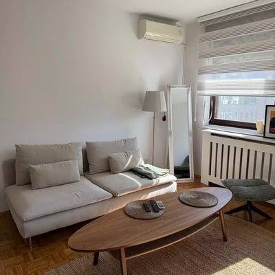 Langzeitmiete einer 2-Zimmer-Wohnung, 45 m², im Stadtzentrum, Belgrad, Serbien
