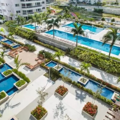 Long-term rental of a 3-bedroom apartment, 110 m², in Barra da Tijuca, Rio de Janeiro, Brazil