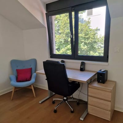 Alquiler a largo plazo de un piso de 3 habitaciones, 67 m², en el centro de la ciudad, Belgrado, Serbia