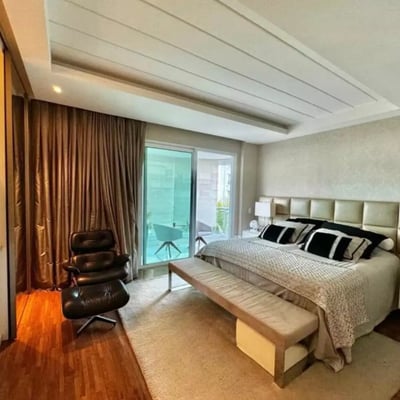 Langzeitmiete einer 4-Schlafzimmer-Wohnung, 292 m², in Barra da Tijuca, Rio de Janeiro, Brasilien