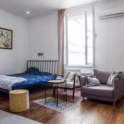 Alquiler a largo plazo de un apartamento de 1 habitación, 39 m², en Belgrado, Serbia