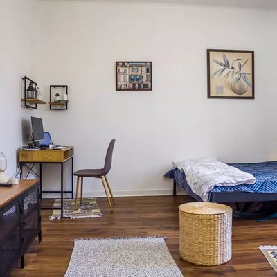 Alquiler a largo plazo de un apartamento de 1 habitación, 39 m², en Belgrado, Serbia