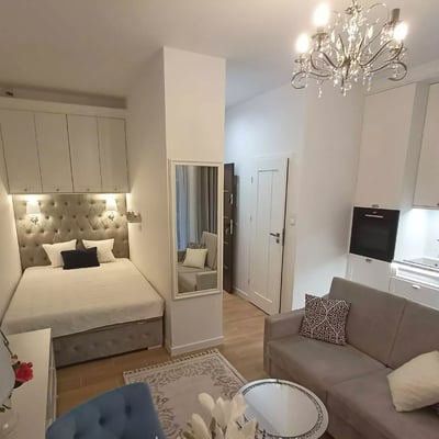 Долгосрочная аренда стильного апартамента, 29 м², Śródmieście, Варшава, Польша