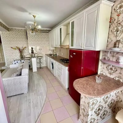 Long-term rental of a 1-room studio apartment, 50 m², Sculeni, Chișinău, Moldova