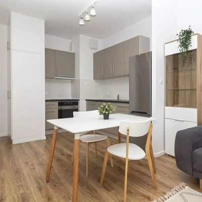 Langfristige Miete einer geräumigen 1-Zimmer-Wohnung, 36 m², Stare Miasto, Krakau, Polen