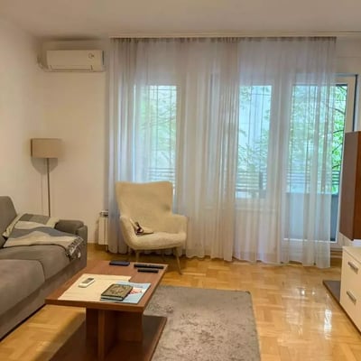 Long-term rental of a 2-room apartment, 48 m², Vračar, Belgrade, Serbia