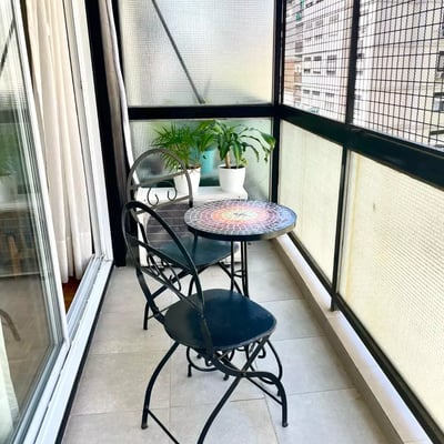 Alquiler de un acogedor apartamento de 3 habitaciones, Recoleta, Buenos Aires, Argentina