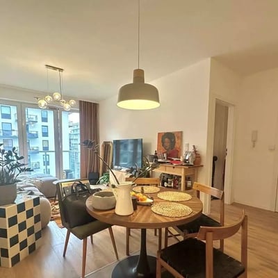 Miete einer modernen 2-Zimmer-Wohnung, 40 m², Port Popowice, Breslau, Polen