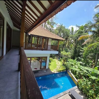 Rental of a designer villa with jungle views, Lodtunduh, Ubud, Bali, Indonesia