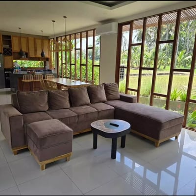 Rental of a designer villa with jungle views, Lodtunduh, Ubud, Bali, Indonesia
