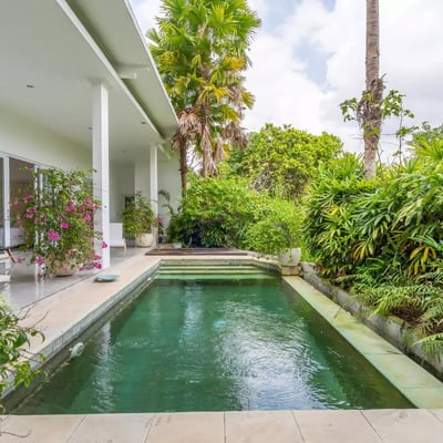 Rental of a bright villa with rice field views, Lodtunduh, Ubud, Bali, Indonesia