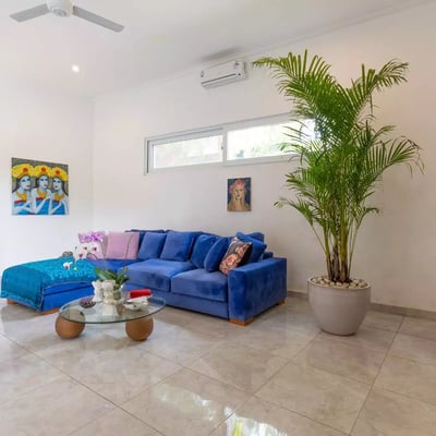 Rental of a bright villa with rice field views, Lodtunduh, Ubud, Bali, Indonesia