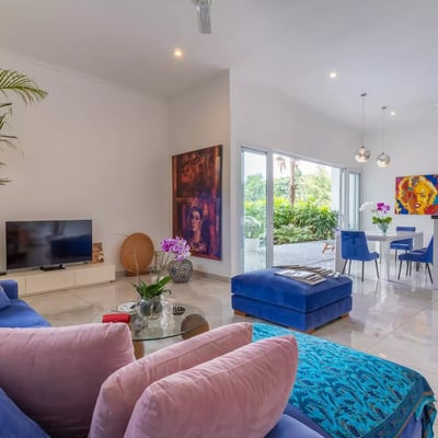 Rental of a bright villa with rice field views, Lodtunduh, Ubud, Bali, Indonesia