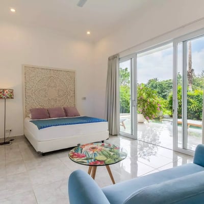 Rental of a bright villa with rice field views, Lodtunduh, Ubud, Bali, Indonesia