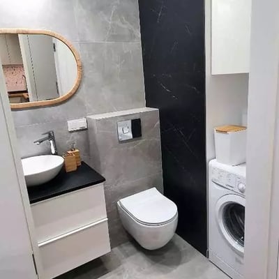 Location d’un appartement moderne d’une pièce avec chambre séparée, 28 m², Wrocław, Pologne