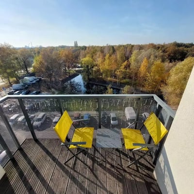 Rent a 3-room apartment, 57.5 m² with lake view, Wrocław