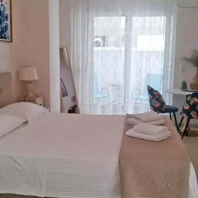 Langzeitmiete eines Studio-Apartments in Nea Chora, Chania, Kreta, Griechenland