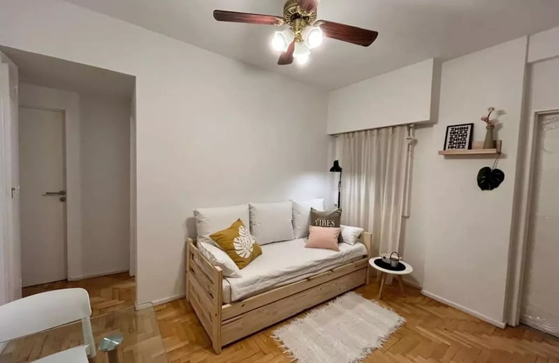 Long-Term 2-Room Furnished Apartment in Buenos Aires, Argentina, Belgrano
