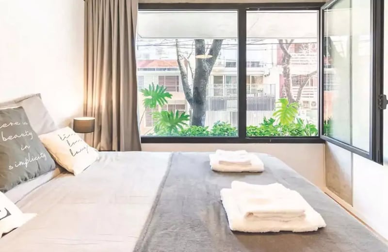 Long-Term 2-Room Furnished Apartment with Pool in Buenos Aires, Argentina, Palermo