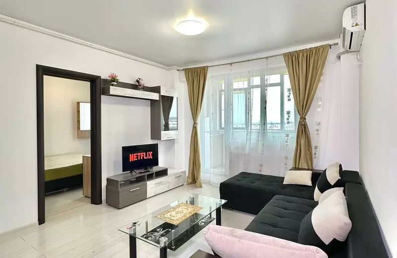 Аренда двухкомнатной квартиры в ЖК 'Militari Residence', Бухарест, Румыния