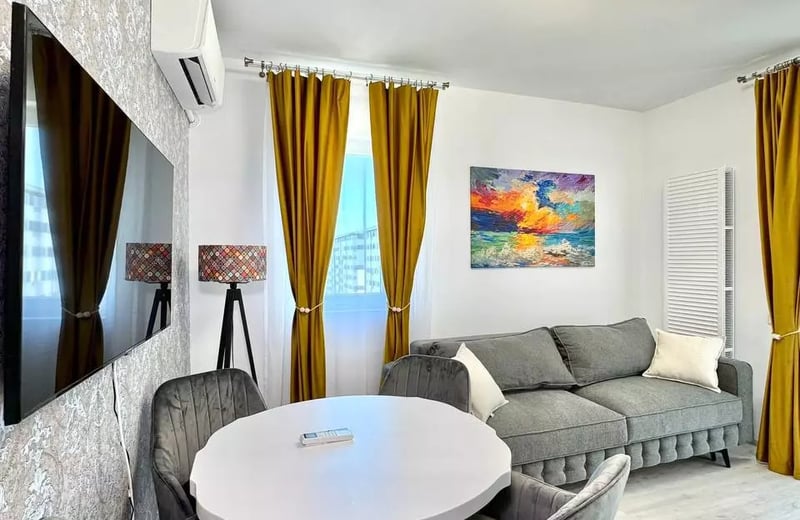 Modern 1-Bedroom Apartment in Militari Residence, Bucharest for Rent