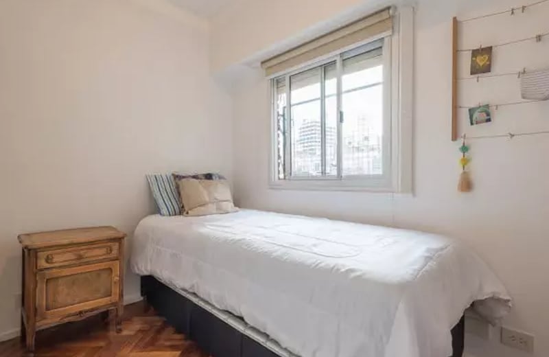 Long-term rental of a 70m² three-room apartment in Palermo, Buenos Aires