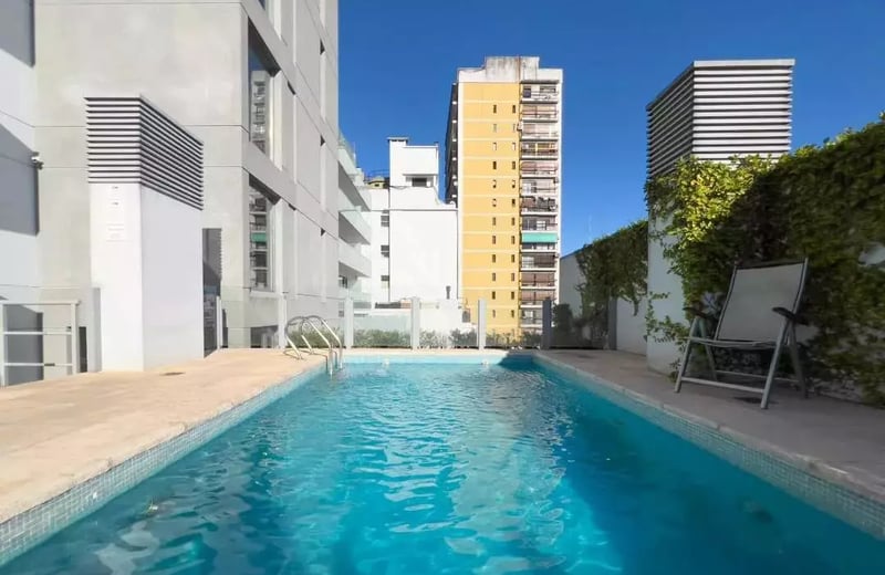 Long-term rental of a 60m² three-room apartment in Palermo, Buenos Aires – washing machine included!