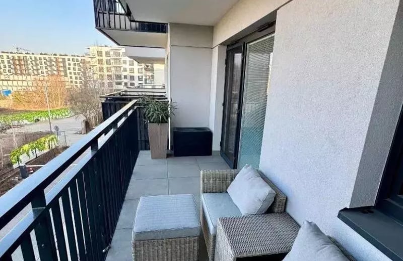 Long-term rental, Warsaw, Bemowo: 3-room apartment 56 m², parking included