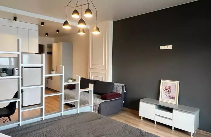 Spacious Studio for Long-Term Rent with Stadium View in Batumi